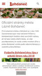 Mobile Screenshot of lazne.bohdanec.cz